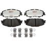 Raybestos EHT2176H Raybestos Element3 Hybrid Brake Pad Set