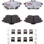 Raybestos EHT2306H Raybestos Element3 Hybrid Brake Pad Set