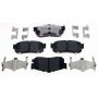 Raybestos EHT540H Raybestos Element3 Hybrid Brake Pad Set
