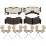 Raybestos EHT668H Raybestos Element3 Hybrid Brake Pad Set