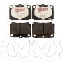 Raybestos EHT733H Raybestos Element3 Hybrid Brake Pad Set