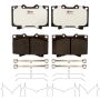 Raybestos EHT772H Raybestos Element3 Hybrid Brake Pad Set