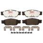 Raybestos EHT805H Raybestos Element3 Hybrid Brake Pad Set