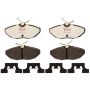 Raybestos EHT806H Raybestos Element3 Hybrid Brake Pad Set