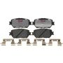 Raybestos EHT908H Raybestos Element3 Hybrid Brake Pad Set