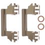 Raybestos FRC11405N Raybestos Element3 New Semi-Loaded Caliper & Bracket Assy