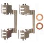 Raybestos FRC11709N Raybestos Element3 New Semi-Loaded Caliper & Bracket Assy