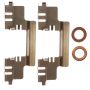 Raybestos FRC11825N Raybestos Element3 New Semi-Loaded Caliper & Bracket Assy