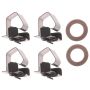 Raybestos FRC11896C Raybestos R-Line Reman Semi-Loaded Coated Caliper & Bracket Assy