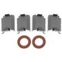 Raybestos FRC12003C Raybestos R-Line Reman Semi-Loaded Coated Caliper & Bracket Assy
