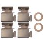 Raybestos FRC12765C Raybestos R-Line Reman Semi-Loaded Coated Caliper & Bracket Assy