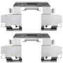 Raybestos FRC13445N Raybestos Element3 New Semi-Loaded Caliper & Bracket Assy