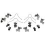 Raybestos H15638A Raybestos R-Line Disc Brake Hardware Kit