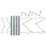 Raybestos H15891A Raybestos R-Line Disc Brake Hardware Kit