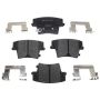 Raybestos MGD1057ACH Raybestos R-Line Ceramic Brake Pad Set
