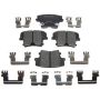 Raybestos MGD1057CH Raybestos R-Line Ceramic Brake Pad Set