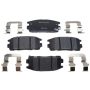 Raybestos MGD1275CH Raybestos R-Line Ceramic Brake Pad Set
