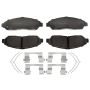 Raybestos MGD1280CH Raybestos R-Line Ceramic Brake Pad Set
