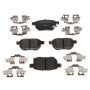Raybestos MGD1354CH Raybestos R-Line Ceramic Brake Pad Set