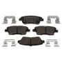 Raybestos MGD1551CH Raybestos R-Line Ceramic Brake Pad Set