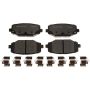 Raybestos MGD1596CH Raybestos R-Line Ceramic Brake Pad Set