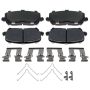 Raybestos MGD1724CH Raybestos R-Line Ceramic Brake Pad Set