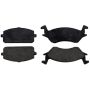 Raybestos MGD180M Raybestos R-Line Metallic Brake Pad Set