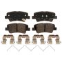 Raybestos MGD1812CH Raybestos R-Line Ceramic Brake Pad Set