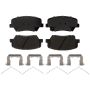 Raybestos MGD1815CH Raybestos R-Line Ceramic Brake Pad Set