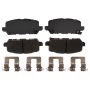 Raybestos MGD1841CH Raybestos R-Line Ceramic Brake Pad Set