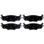 Raybestos MGD218M Raybestos R-Line Metallic Brake Pad Set