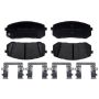 Raybestos MGD2400CH Raybestos Element3 Hybrid Brake Pad Set
