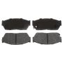 Raybestos MGD276M Raybestos R-Line Metallic Brake Pad Set