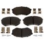 Raybestos MGD433ACH Raybestos R-Line Ceramic Brake Pad Set