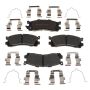 Raybestos MGD553CH Raybestos R-Line Ceramic Brake Pad Set