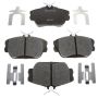 Raybestos MGD598CH Raybestos R-Line Ceramic Brake Pad Set