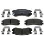 Raybestos MGD714CH Raybestos R-Line Ceramic Brake Pad Set