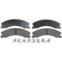 Raybestos PGD1411C Raybestos Element3 Ceramic Brake Pad Set