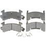 Raybestos PGD154M Raybestos Element3 Metallic Brake Pad Set