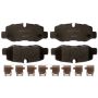 Raybestos PGD1893M Raybestos Element3 Metallic Brake Pad Set