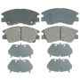Raybestos PGD349C Raybestos Element3 Ceramic Brake Pad Set