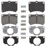 Raybestos PGD466M Raybestos Element3 Metallic Brake Pad Set