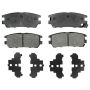 Raybestos PGD567C Raybestos Element3 Ceramic Brake Pad Set