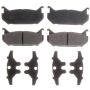 Raybestos PGD584C Raybestos Element3 Ceramic Brake Pad Set