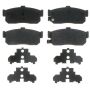 Raybestos PGD595 Raybestos Element3 Organic Brake Pad Set