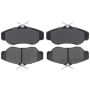 Raybestos PGD676M Raybestos Element3 Metallic Brake Pad Set