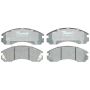 Raybestos PGD723C Raybestos E3 Overstock Ceramic Brake Pad Set