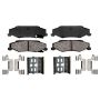 Raybestos PGD732AM Raybestos Element3 Metallic Brake Pad Set