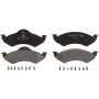 Raybestos PGD820M Raybestos Element3 Metallic Brake Pad Set