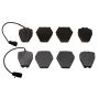 Raybestos PGD839AM Raybestos Element3 Metallic Brake Pad Set